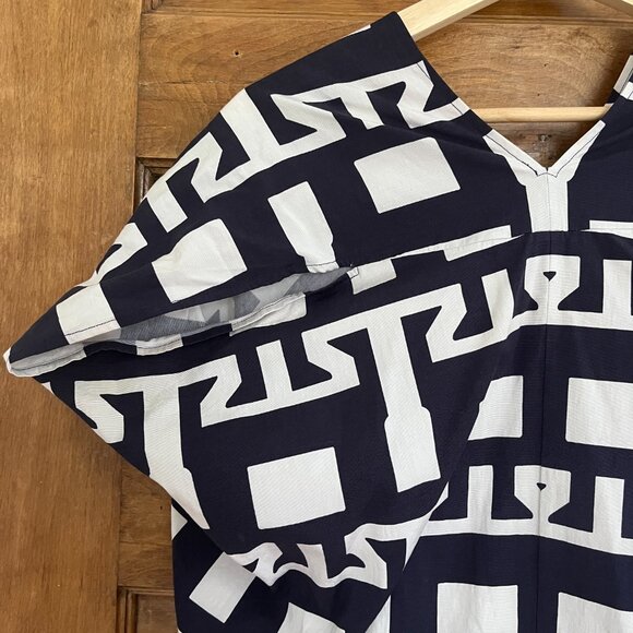 Zero + Maria Cornejo Mini Grecian Print Dress - Sz 0 - Picture 5 of 6